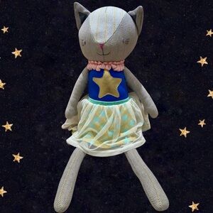 Pillow Fort Cat Plush 🐱💙⭐️